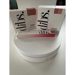 DIBS Beauty The Palm Palette The Duet Baked Blush No Pressure Lip Liner Set